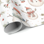 Weihnachtsschneewrapping Paper Geschenkpapier (Rolleneckpunkt)