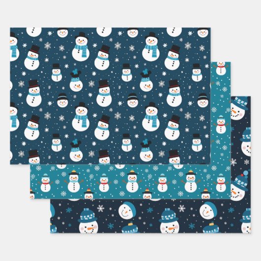 Weihnachtsschneewrapping Paper Geschenkpapier Set (Set)