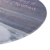 Weihnachtsschneider, rosa Weihnachten Schneidebrett (Ecke)