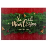 Weihnachtsschneider Schneidebrett (Vorderseite)