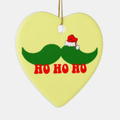 Weihnachtsschnurrbart Keramikornament (Rechts)