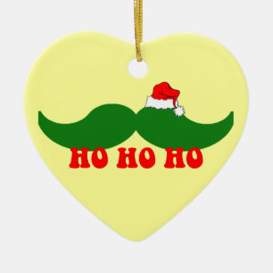 Weihnachtsschnurrbart Keramikornament