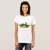Weihnachtsschnurrbart T-Shirt (Vorne ganz)