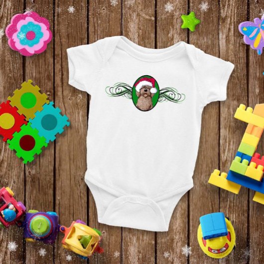 Weihnachtsschokolade Doodle Baby Bodysuit Baby Strampler