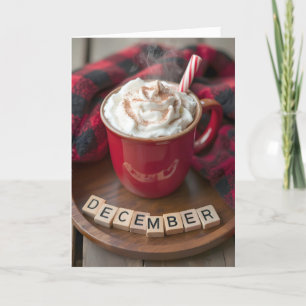 Weihnachtsschokolade Feiertagskarte