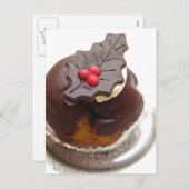 Weihnachtsschokolade Feiertagspostkarte (Vorne/Hinten)