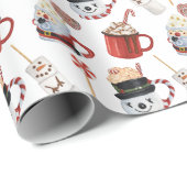 Weihnachtsschokolade Geschenkpapier (Rolleneckpunkt)