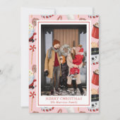 Weihnachtsschokolade Kakao-Foto Feiertagskarte (Vorderseite)