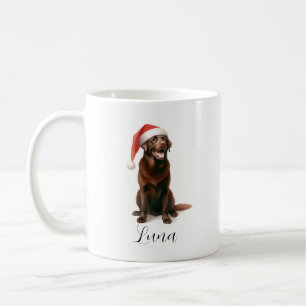 Weihnachtsschokolade Labrador Hund-Hund-Tasse Kaffeetasse