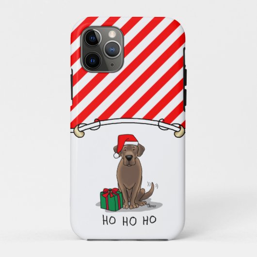 Weihnachtsschokolade Labrador Niedlich Case-Mate iPhone Hülle (Rückseite)