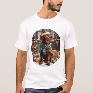 Weihnachtsschokolade Labrador Retriever Dog T-Shirt