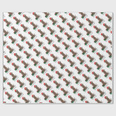 Weihnachtsschokolade Labrador Retriever Funny Geschenkpapier (Flach)