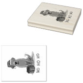 Weihnachtsschokolade Labrador Retriever Funny Gummistempel (Stempel)