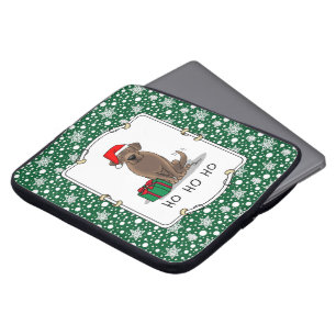 Weihnachtsschokolade Labrador Retriever Funny Laptopschutzhülle