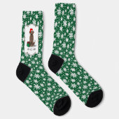 Weihnachtsschokolade Labrador Retriever Funny Socken (Rechts)
