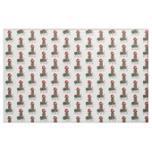 Weihnachtsschokolade Labrador Retriever Funny Stoff (Fat Quarter (45,7 x 55,9 cm))