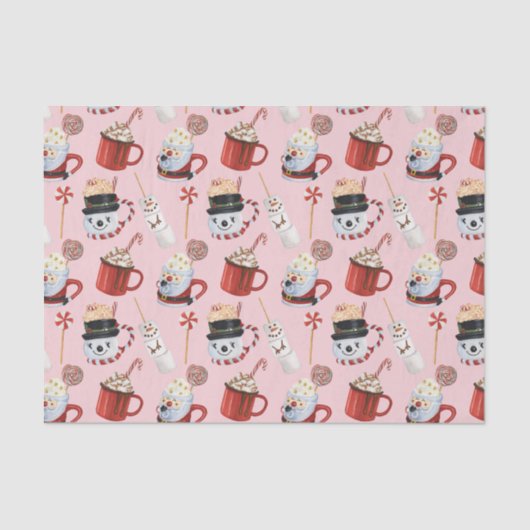 Weihnachtsschokolade Seidenpapier (Vorderseite)