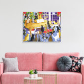 Weihnachtsschor Leinwanddruck (Insitu (Wohnzimmer))