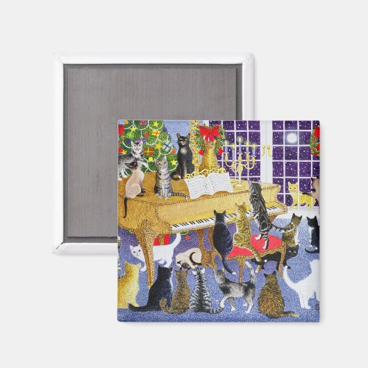 Weihnachtsschor Magnet (Vorderseite/Rückseite)