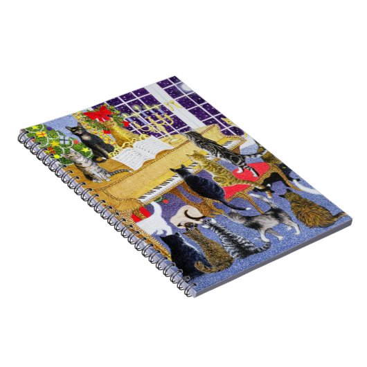 Weihnachtsschor Notizblock (Rechte Seite)