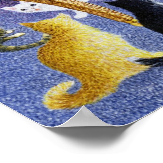 Weihnachtsschor Poster (Ecke)