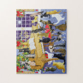 Weihnachtsschor Puzzle (Vertikal)