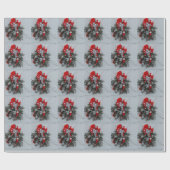 Weihnachtsschranke Geschenkpapier (Flach)