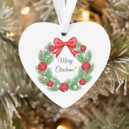 Weihnachtsschrei der Verzweigungen dekoriert Ornament