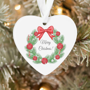 Weihnachtsschrei der Verzweigungen dekoriert Ornament