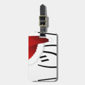 Weihnachtsschrei Gepäckanhänger (Vorderseite vertikal)