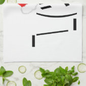 Weihnachtsschrei Geschirrtuch (Gefaltet)