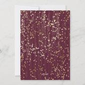 Weihnachtsschrei gestrichen Pinselstriche und Conf Feiertagskarte (Rückseite)