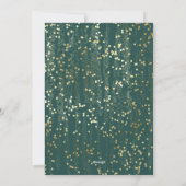 Weihnachtsschrei gestrichen Pinselstriche und Conf Feiertagskarte (Rückseite)