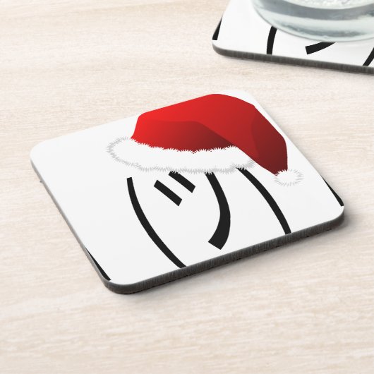 Weihnachtsschrei Getränkeuntersetzer (Linke Seite)
