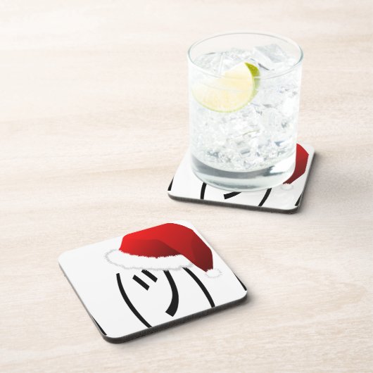 Weihnachtsschrei Getränkeuntersetzer (Rechte Seite)