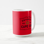 Weihnachtsschrei in Cape Cod Kaffeetasse (VorderseiteRechts)