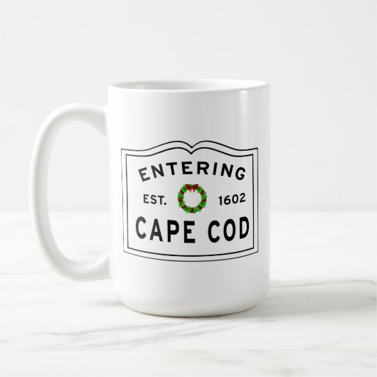 Weihnachtsschrei in Cape Cod Kaffeetasse (Links)