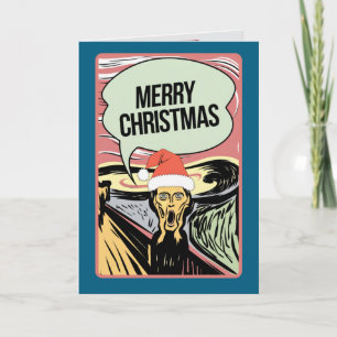 Weihnachtsschrei Karte