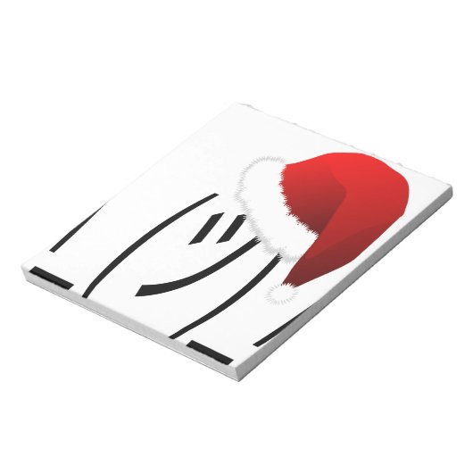 Weihnachtsschrei Notizblock (Rotiert)