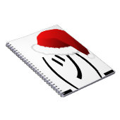 Weihnachtsschrei Notizblock (Rechte Seite)