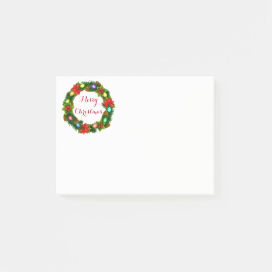 Weihnachtsschrei Post-it-Notes Post-it Klebezettel (Vorderseite)