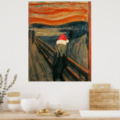 Weihnachtsschrei Poster (Küche)