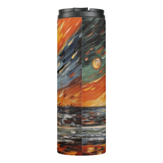 Weihnachtsschrei Thermosbecher (Rückseite)