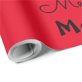 Weihnachtsschreiben für mehrere Schriftart Geschenkpapier (Rolleneckpunkt)