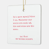 Weihnachtsschreibmaschine | Personalisierter Text Keramikornament (Links)