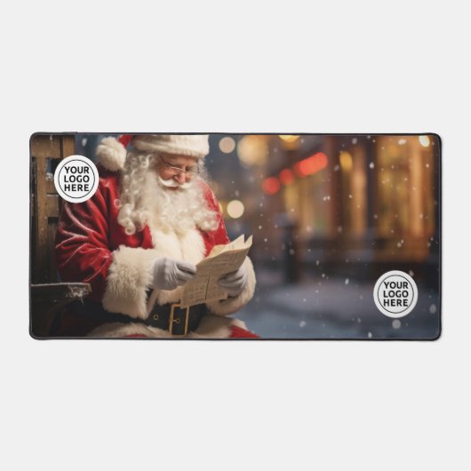 Weihnachtsschreibtisch Mat Mouse Pad Schreibtischunterlage (Vorderseite)