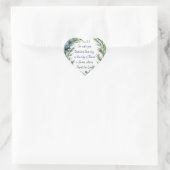 Weihnachtsschrift Luke 2:11 Kardinal Bird Herz-Aufkleber (Tasche)