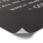 Weihnachtsschrift - Siehe Emmanuel Poster (Ecke)