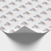 Weihnachtsschrott Papier-Engel Geschenkpapier (Ecke)