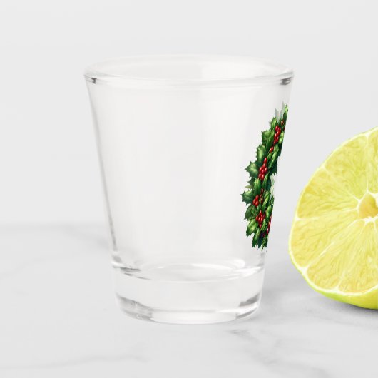 Weihnachtsschrott Schnapsglas (Links)